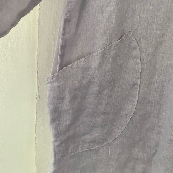 CP Shades Teton Linen Tunic in Lilac Size Medium - Picture 7 of 11
